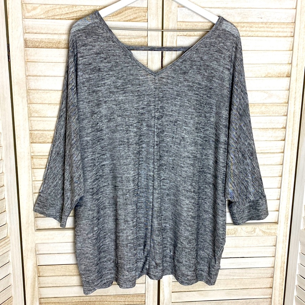 NWT Lane Bryant Metallic Space Dye Top Size 22/24